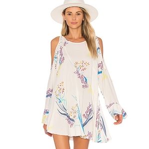 Free People XS Clear Skies Printed Tunic Dress
